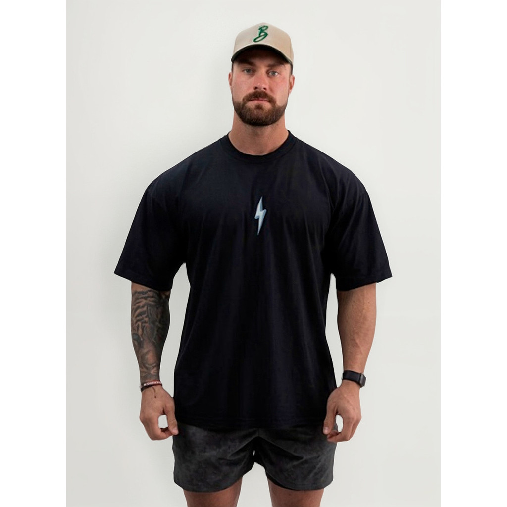 Camiseta Básica Academia Oversized Classic Bodybuilder
