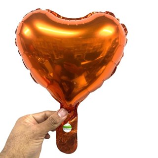 Kit 10 Balão Metalizado Coração Laranja Hallowenn 10 Polegadas 22cm Festa Decoração Enfeite em Oferta na Shopee