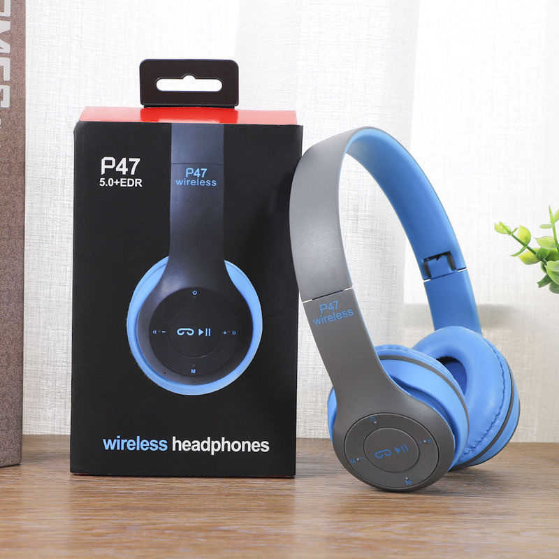 Fone P47 Headphone Sem Fio Estéreo Redução de Ruídos Bluetooth 5.0 Universal mais em Oferta na Shopee