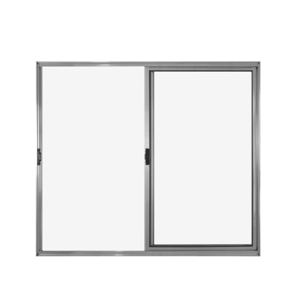 Janela de Alumínio de Correr 100x100cm 2 Folhas Hale Esquadrias Cinza em Oferta na Shopee