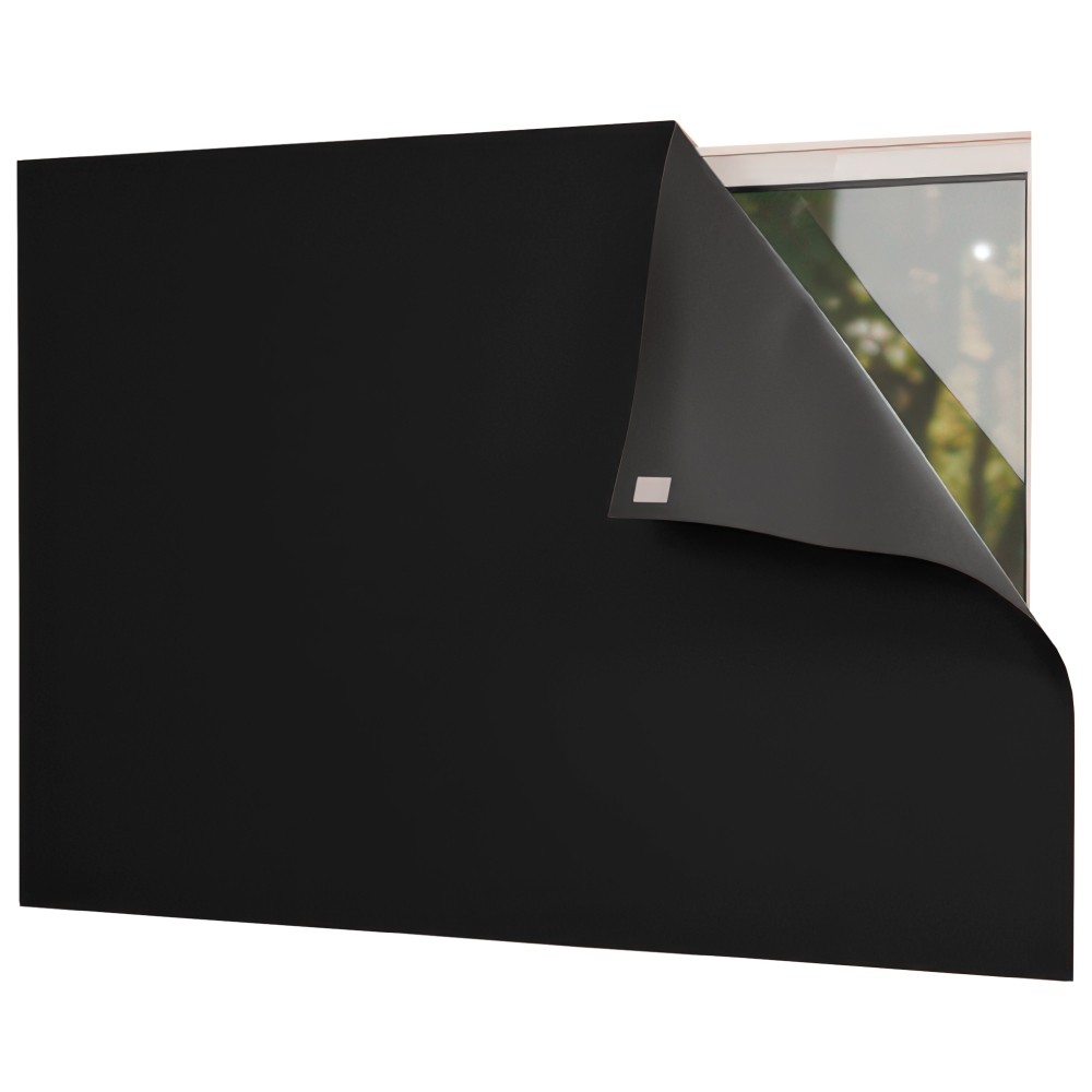 Cortina Painel Blackout PVC 100% com Fixador 1,40m x 2,55m Proteção Solar e Privacidade para Sala, Quarto e Cozinha em Oferta na Shopee