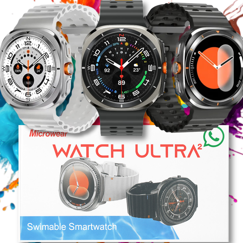 Smartwatch Microwear Watch Ultra 2 MA33 Relógio Inteligente com GPS Resposta de Mensagens e Design Premium 2025