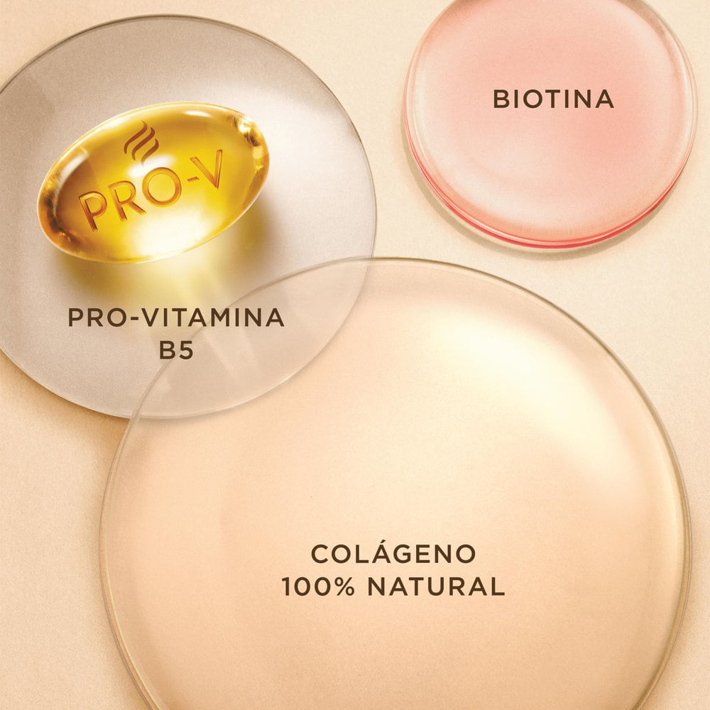 Detalhes do Máscara Hidratante Pantene Colágeno Hidrata e Resgata 550ml