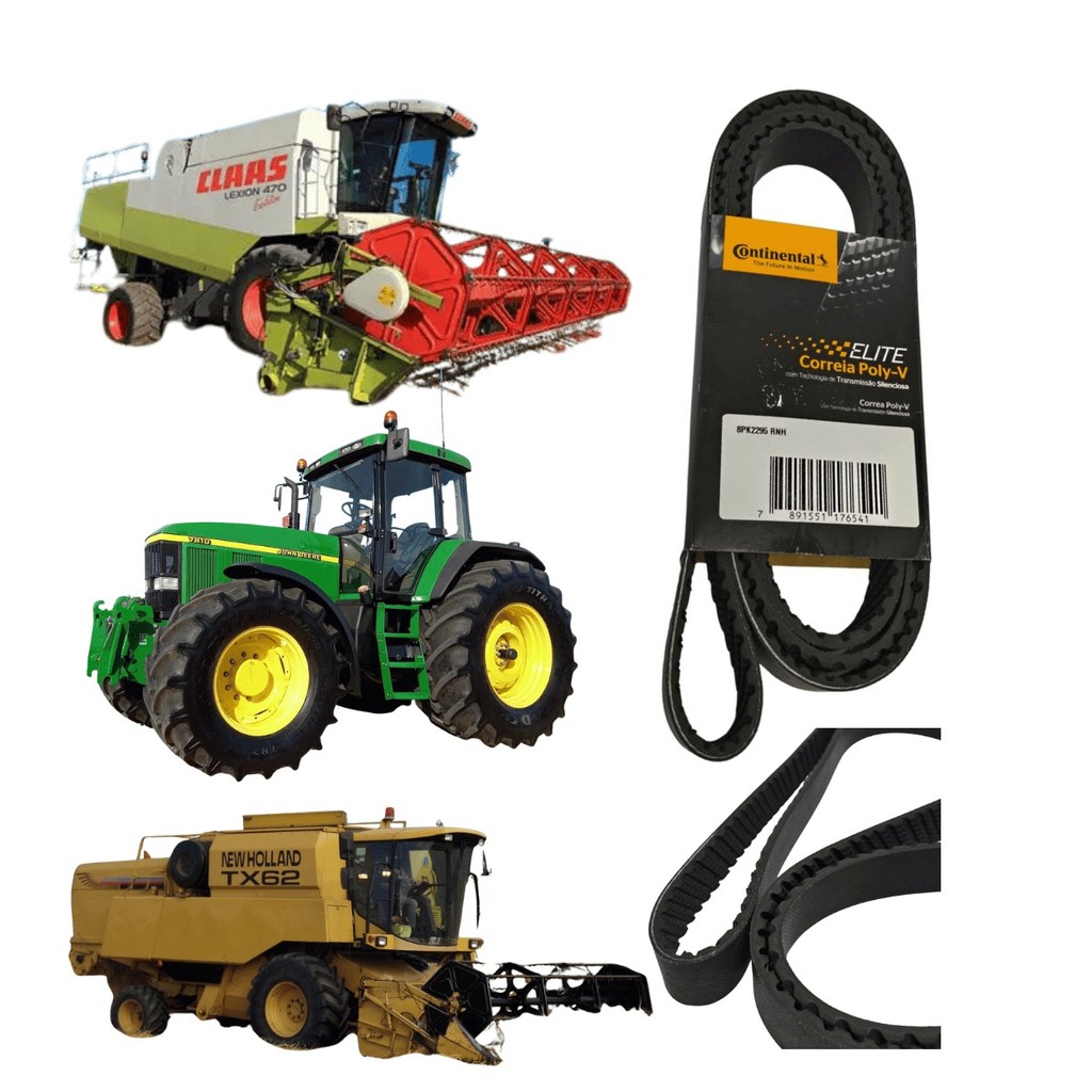 Correia JD Continental R500381 Trator 7810 6068T