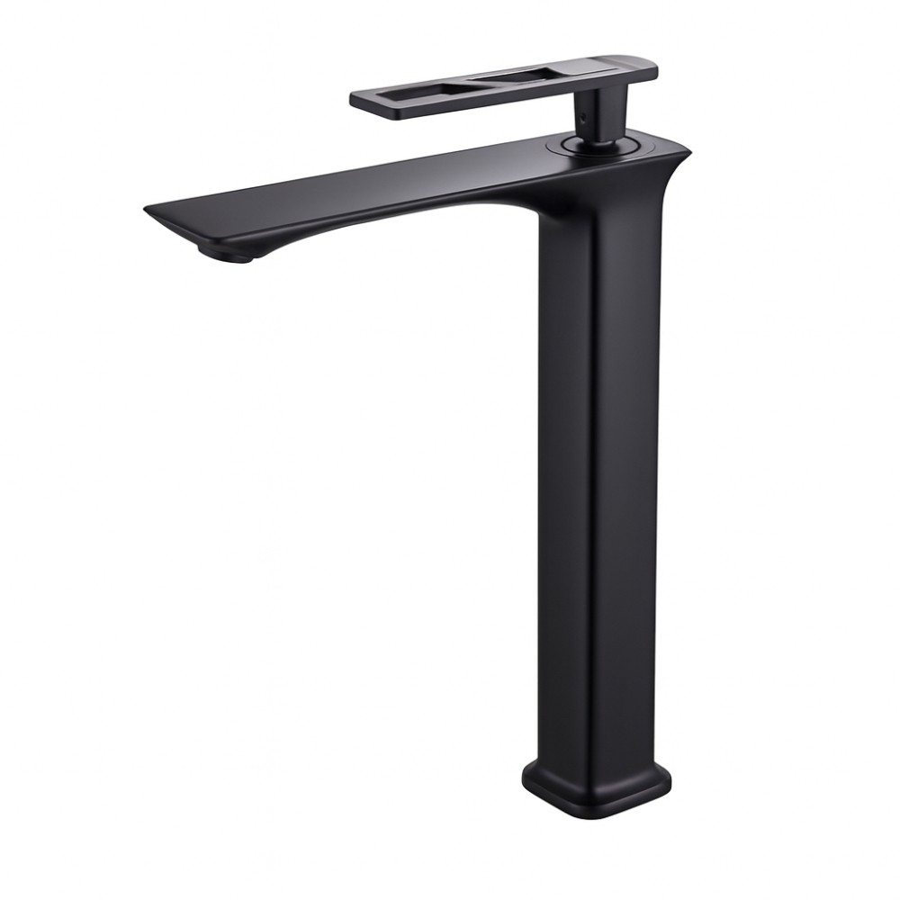 Torneira Preta Monocomando Deend Eclipse Para Banheiro 36cm