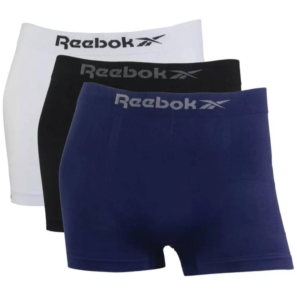 KIT 3 CUECAS BOXER REEBOK CLASSIC MICROFIBRA COS INTEIRO ADULTO