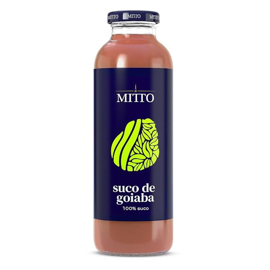 Suco Integral Mitto Sabor Goiaba Garrafa Vidro 300ml