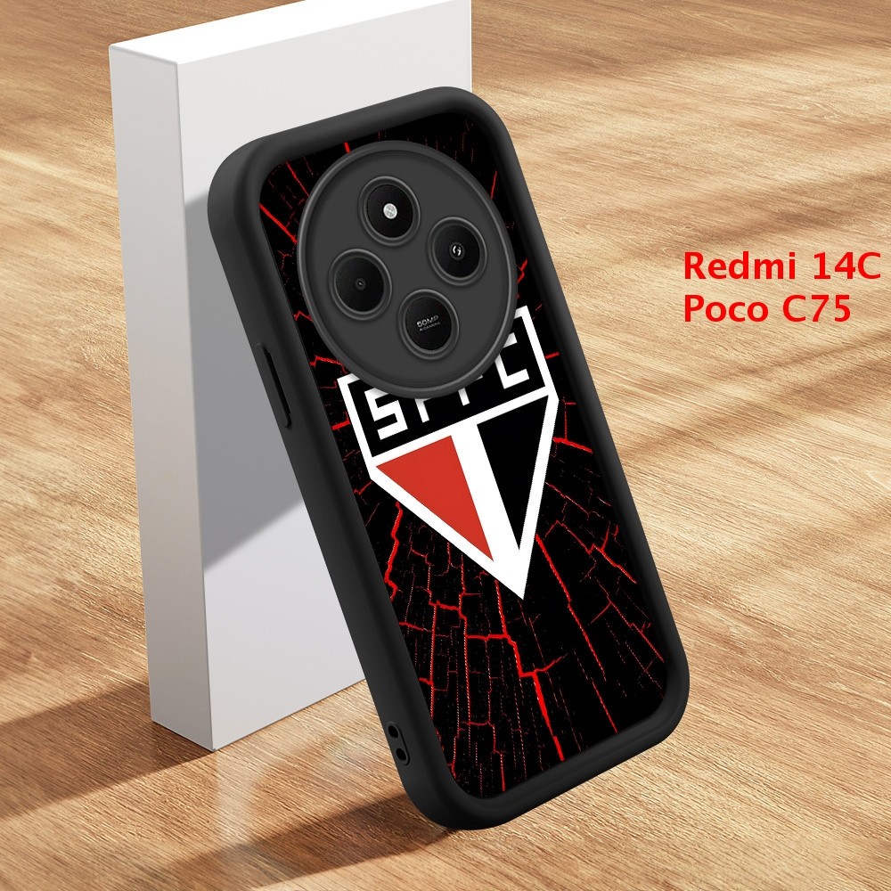 Capinha Para Xiaomi Redmi 14C Poco C75 A4 5G Case Normal Capa De Celular Preto Macio Silicone 6035 TYB em Oferta na Shopee
