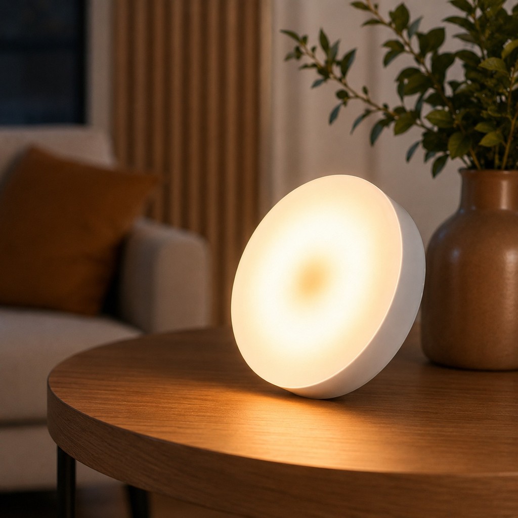 Luz LED com Sensor de Presença 120 Graus Iluminação Automática para Guarda Roupa Escada Corredor OIH-4815