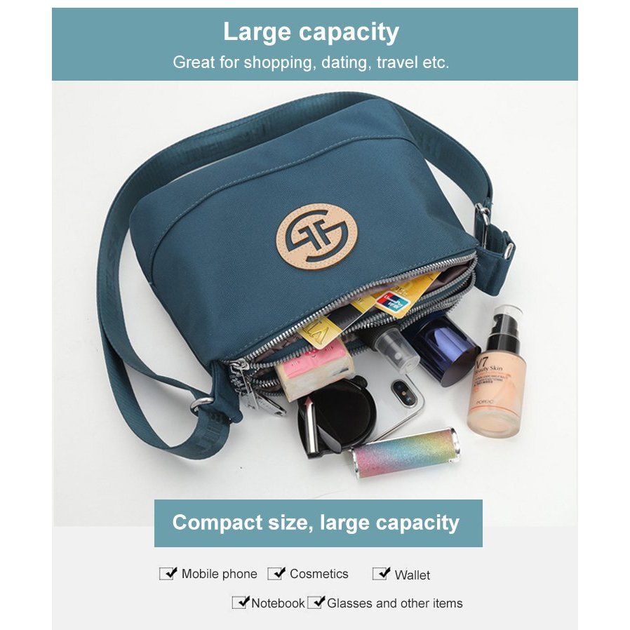 [Durable & Multipurpose] Women's Everyday Shoulder Bag/Casual Crossbody Tote/Shopping Purse/Fashion Handbag/Canvas Tote