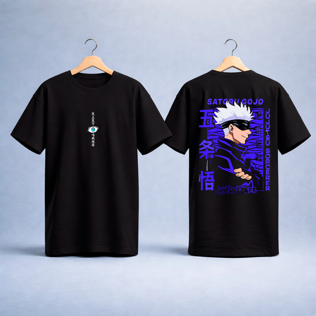 Camiseta Oversized 100% Algodão Estampada Anime Streetwear Unissex Premium Caimento Amplo Confortável P ao GG