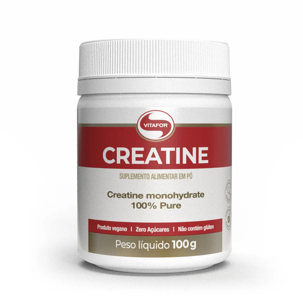 Creatine Creatina Monohidratada 100% Pura 100g Vitafor