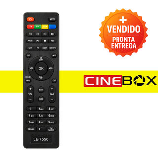 Controle Remoto Universal Comptativel Receptor Cine SKY-7500 Le-7550 Alcance E Precisão
