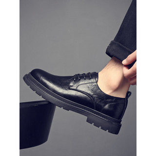 Sapatos masculinos primavera novo estilo de couro genuíno negócios Formal sapatos de couro casuais All-Match estilo brit