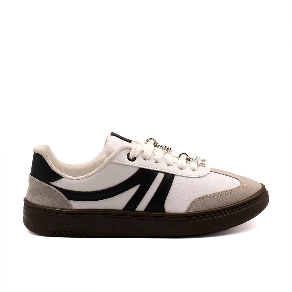 Tênis Zatta Casual Pingente Pietra  Bicolor