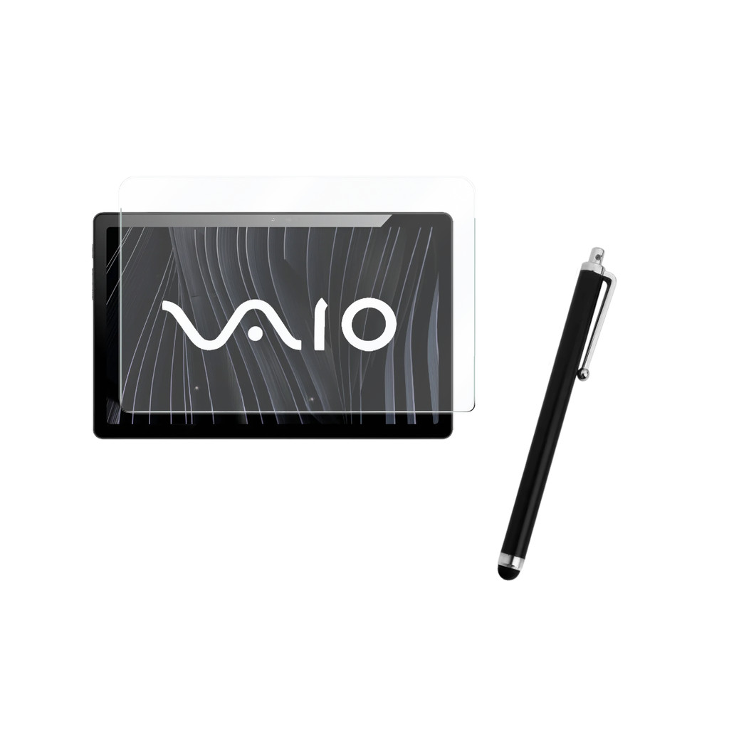 Kit Película De Vidro Anti Risco + Caneta Touch P/ Tablet Vaio Tl10 10.4 Pol