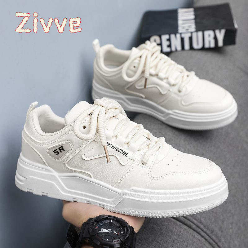 Sapatos masculinos de verão novo estilo respirável sapatos masculinos versão coreana na moda All-Match sapatos brancos d