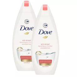 Kit 2 Sabonete Líquido Dove Anti-stress Água Micelar 250ml