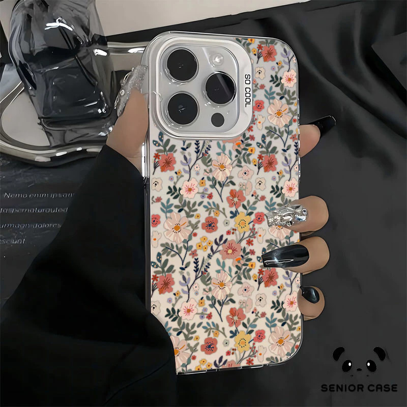 Capinha Capa Para Motorola Moto G10 G20 G30 G22 G24 G34 G52 G54 G60 G84 E22 E40 À Prova de Choque Fosca Estampa floral