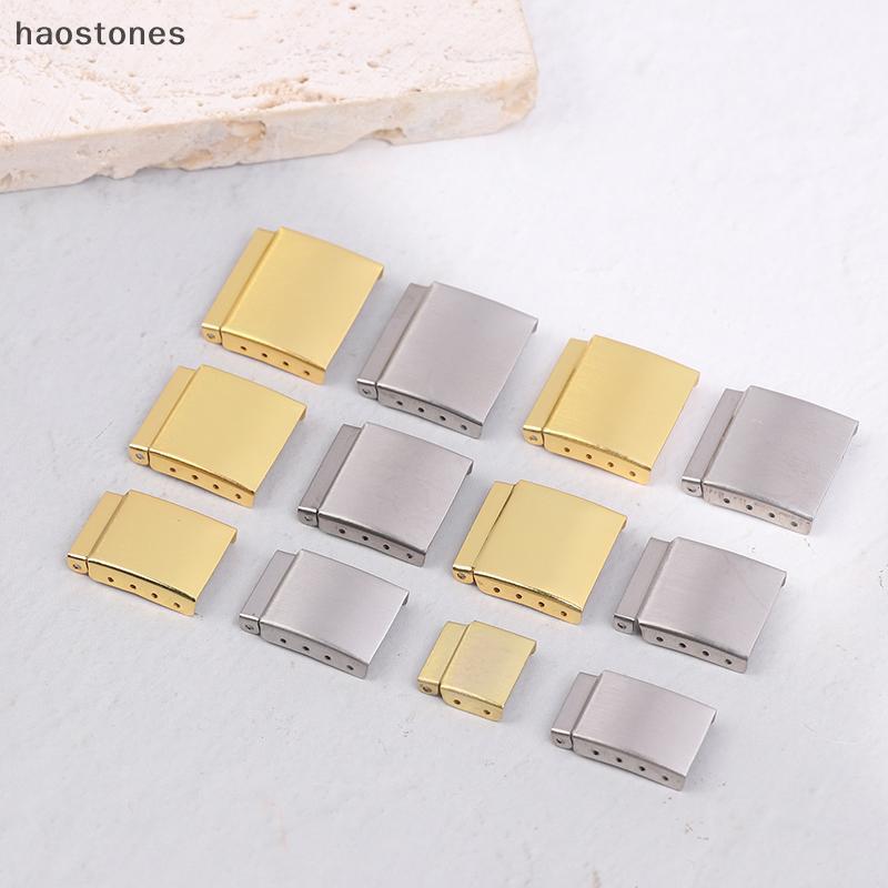1Pc Prateado/Dourado 12-22MM Pulseira De Relógio De Aço Extensor Fecho Extensão Com Alça De Passo Acessório Para Reparo