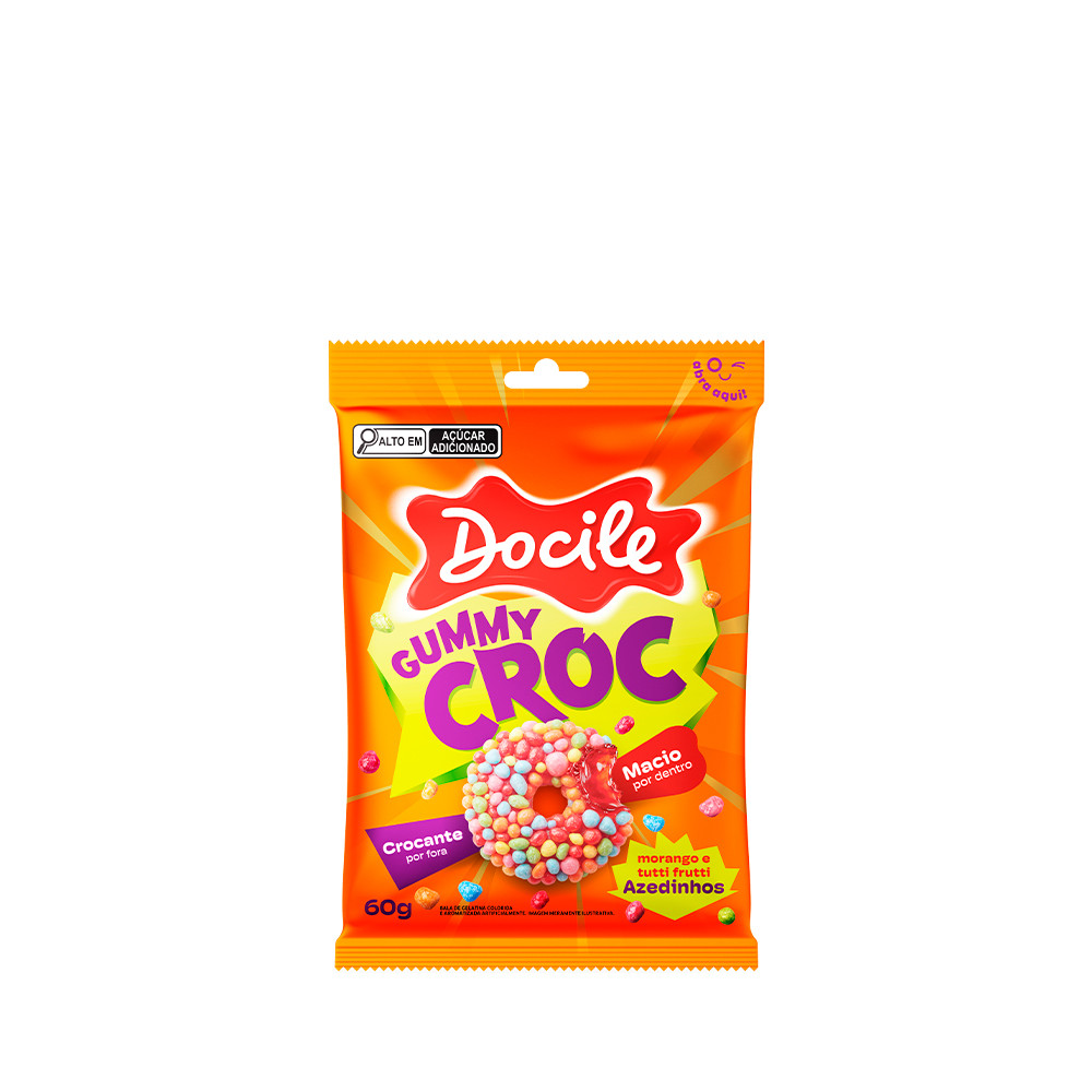 Gelatines Gummy Croc 60G - Docile