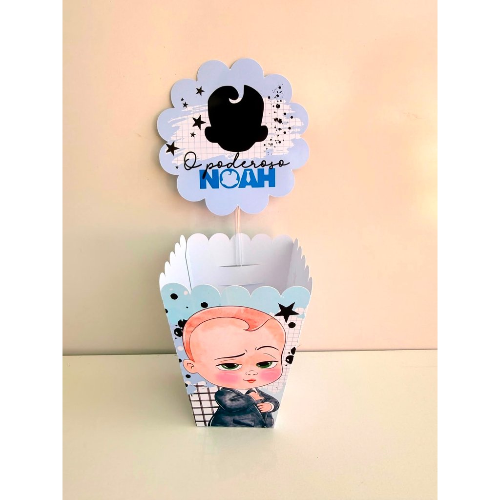 Centro de Mesa Personalizado Poderoso Chefinho Lembrancinha de Aniversário Infantil