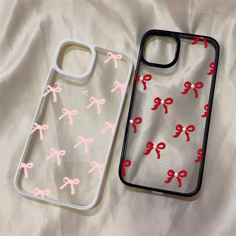 Moda Arco Claro Caso De Telefone Para Samsung Galaxy A36 A56 A26 A16 A15 A06 A05 A55 A54 A53 A52 A35 A34 5G Capa