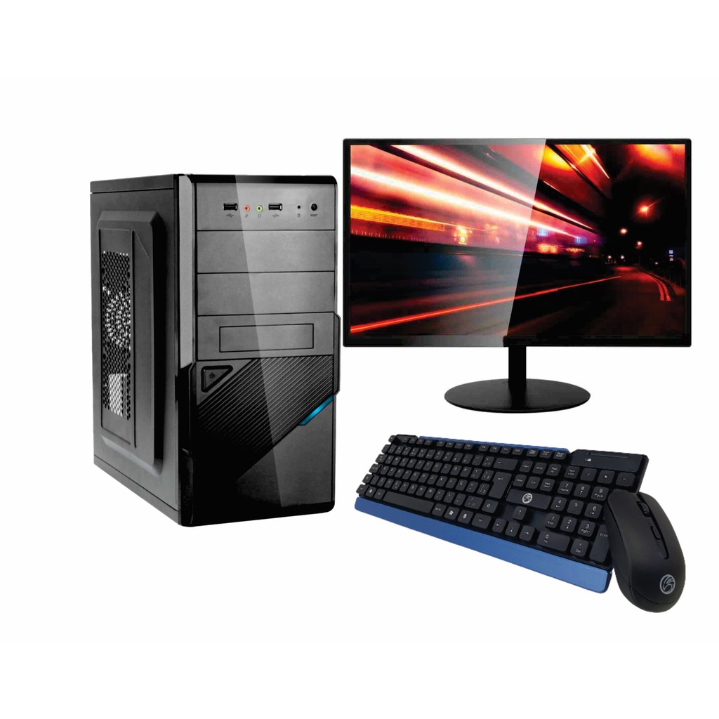 COMPUTADOR COMUM CPU / i5 2ª / 2X8 16GB  / SSD 480GB / 350W / TELA 19 / KIT SEM FIO / WIFI