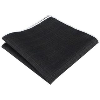 Lenço Xadrez Formal Masculino , 23CM De Largura , Bolso Quadrado , Cinza , Listrado , Macio , Banquete , Smoking , Acess