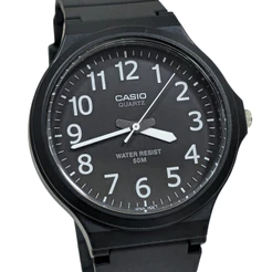 Relógio Casio Masculino Analógico Preto MW-240-1BVDF