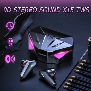 X15 Fone De Ouvido para Jogos Bluetooth 5.Tws Stereo Ultra Baixa Latency Gaming Headset