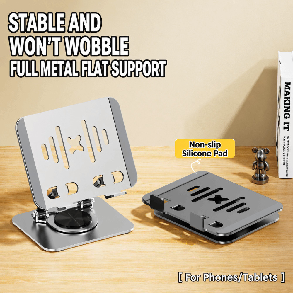 Suporte Para Tablet , De Mesa Ajustável De Aço Carbono , Uso Portátil Dobrável Universal