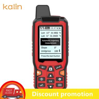 kalin.br GPS Medidor de área de terreno Navegação USB portátil Medidor de cálculo de trilha LCD retroiluminado