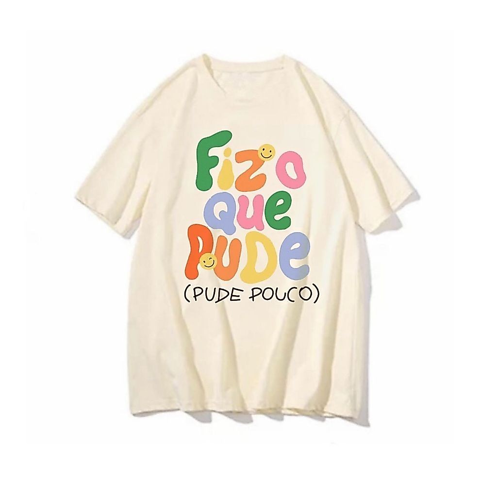 Camisa Estampada Unissex Feminina Masculina com Frases Divertidas Camiseta Confortavel Envio Imediato