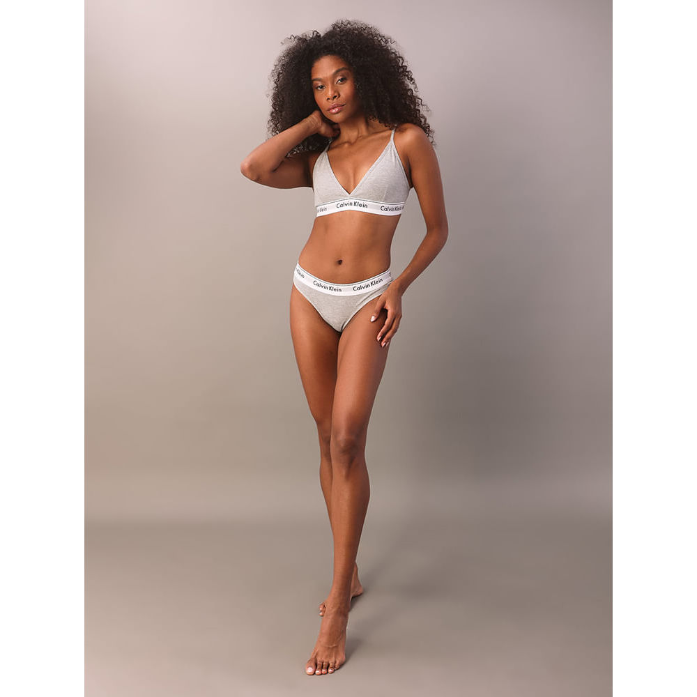 Imagem Top Triangulo Modern Cotton Calvin Klein Underwear  Claro - Mescla