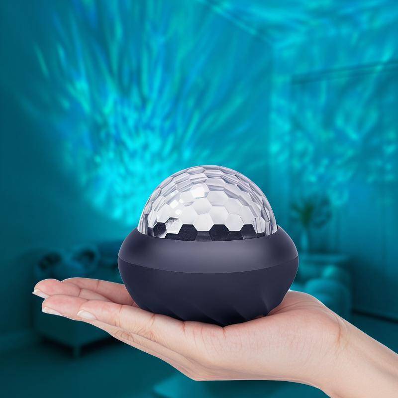 Imagem Chuaniaji Projetor RGB De Luz Noturna De Atmosfera Relaxante Com USB E Controle Remoto Características BR
