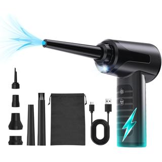 Soprador de Ar Comprimido Elétrico Recarregável para Carro, 100000RPM, Soprador de Ar para Computador/PC, Mini Soprador 