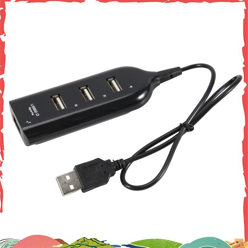 Hub USB 2.0 Multi-Divisor De Alta Velocidade Adaptador De 4 Portas Para Receptor De Laptop Acessórios De Computador Pret