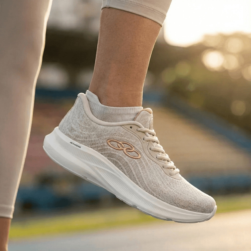 Tênis Feminino Olympikus Venus 3 Evasense Off White/Bege