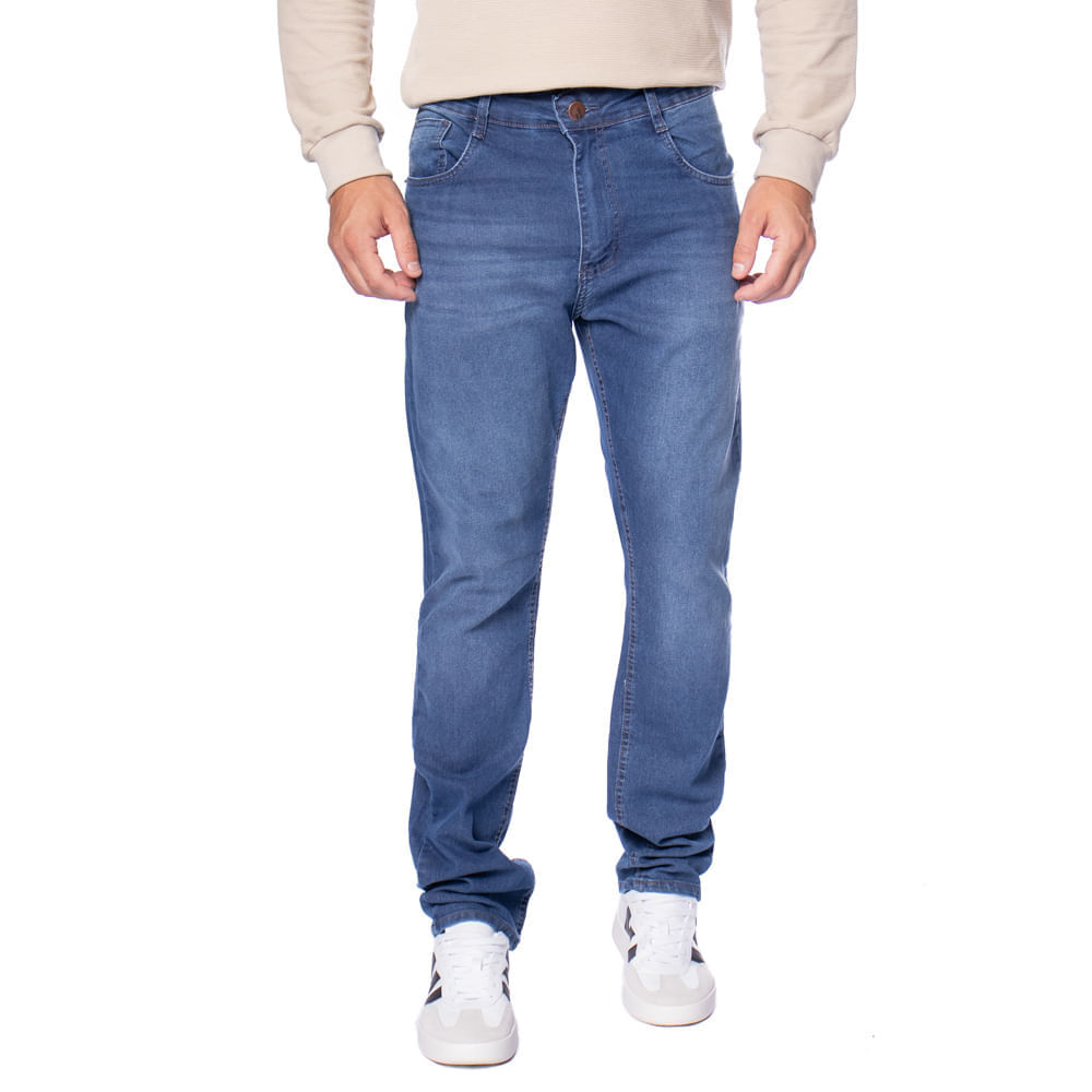 Calça Jeans Masculina Guitta Rio Tradicional Azul