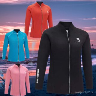 Roupa De Mergulho Térmica Feminina De 2 Mm – Fato E Banho Para Esportes , Manter Aquecido Confortável , De Corpo Inteiro