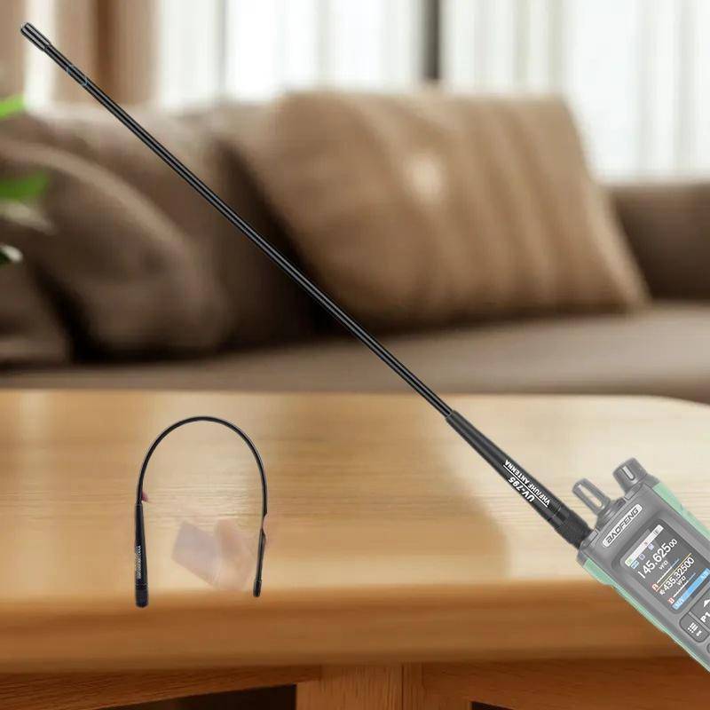ADS AR-795 SMA-F Fêmea Banda Dupla VHF/UHF 136-174MHz/400-520MHz Antena Macia Para UV-5R-82 BF-888S Walkie Talkie BR