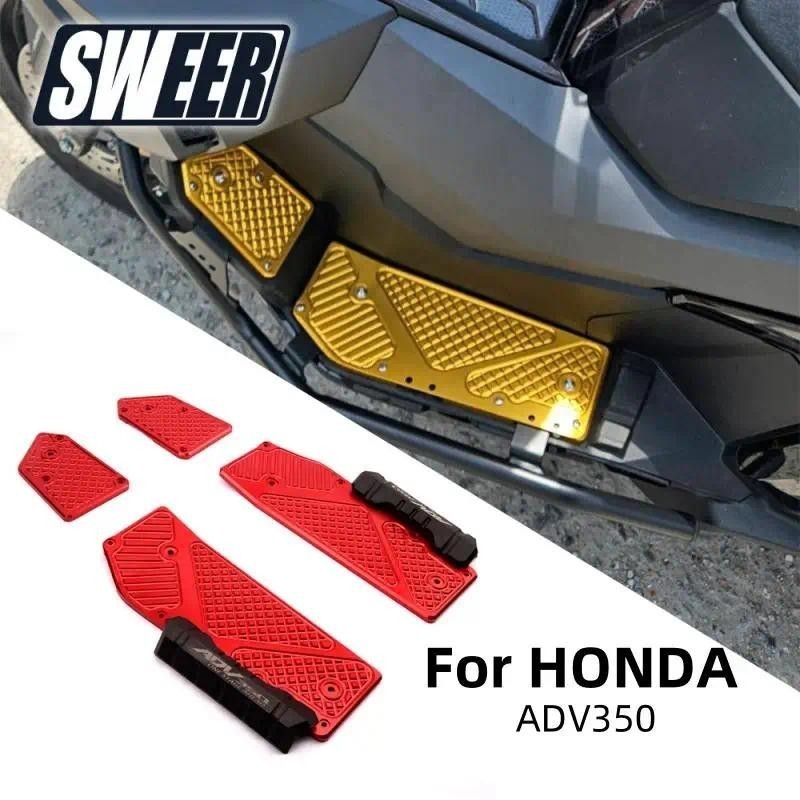 Apoio Para Os Pés Da Motocicleta Espessamento Pé Resto Almofadas Pedal Placa Pedais FootBoard Acessórios HONDA ADV350 X-