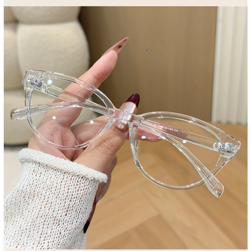 Nova Moda TR Cat Eye Frame Óculos Anti Luz Azul
