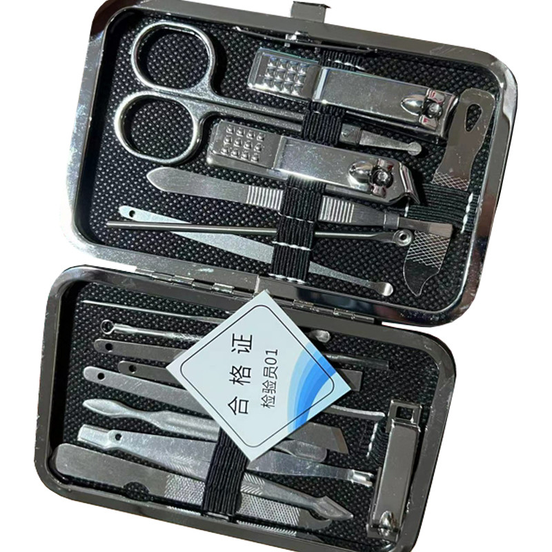 Cortador de unhas colher de orelha conjunto doméstico aço inoxidável arquivo de unhas tira de areia Manicure sulco dedic