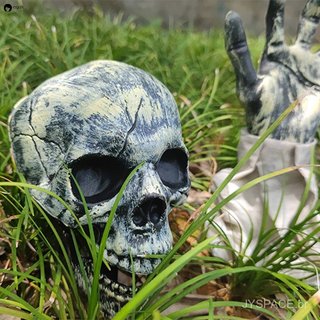 Conjunto De Ornamento De Caveira De Terror , Esqueleto Assustador , Estaca De Mão , Adereços Clássicos De Halloween , De