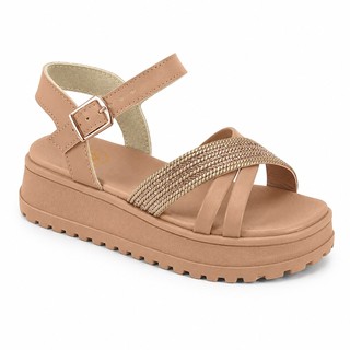 Sandalia Infantil Molekinha Flatform Tratorada Leve 2375