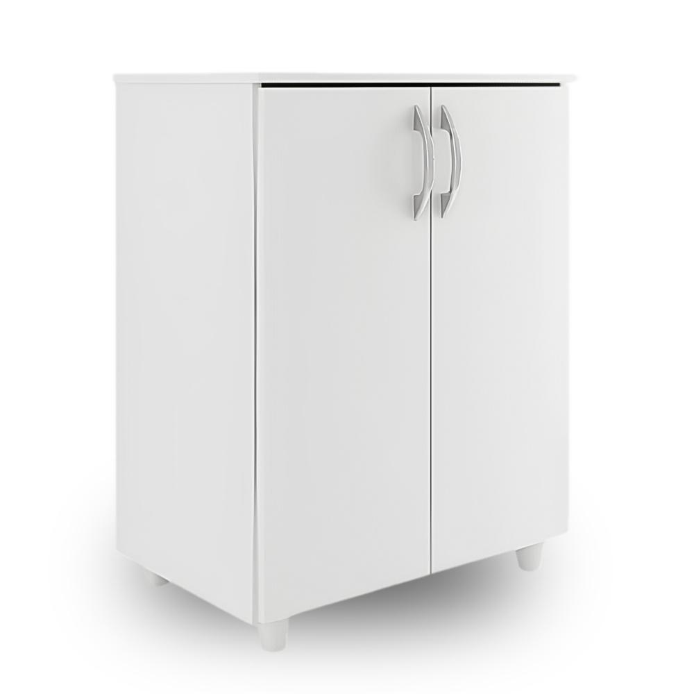 Armário Balcão de Cozinha Multiuso 2 Portas Denver Branco