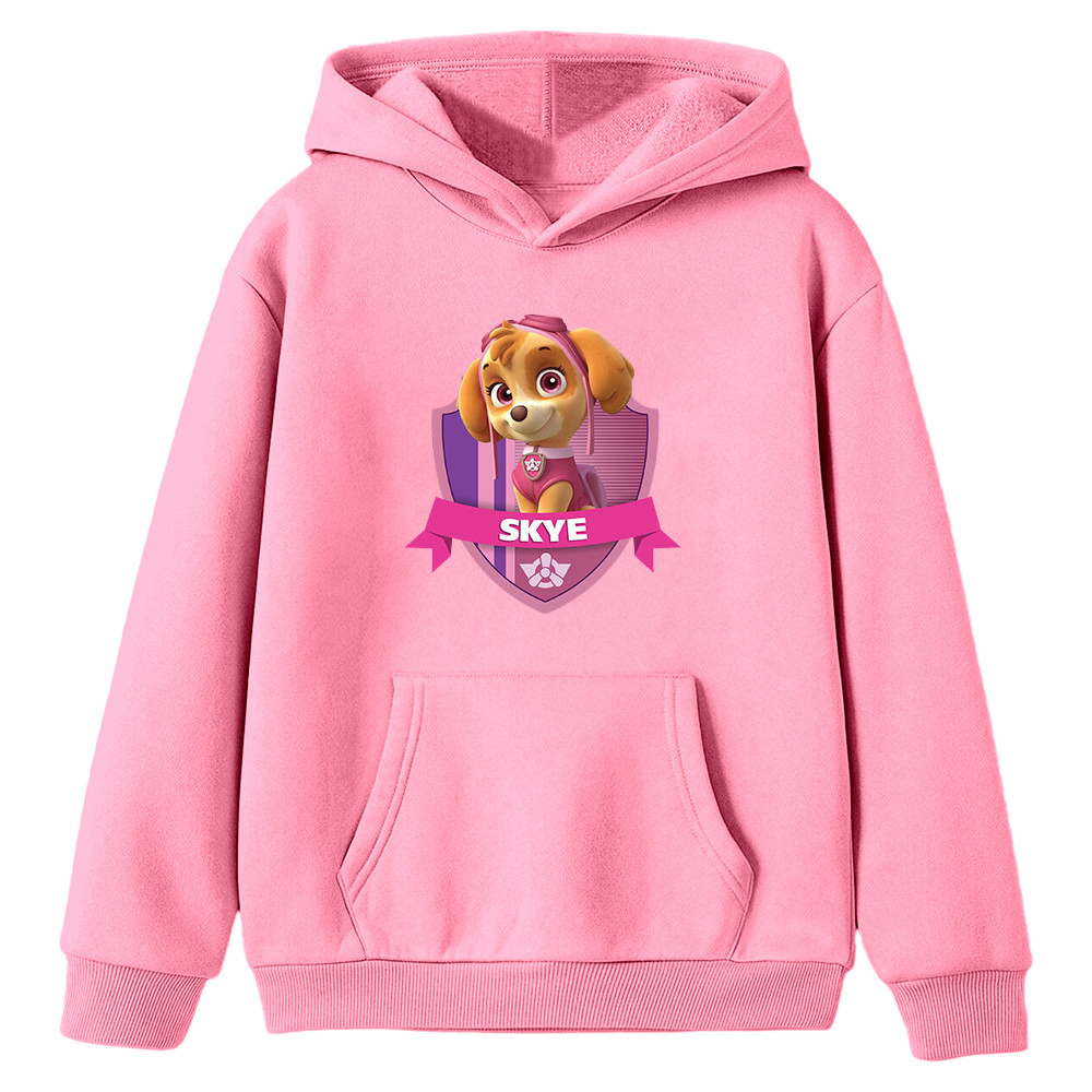 Moletom Canguru Infantil Masculino Estampado Skye Patrulha Canina Blusa De Frio Feminina Premium