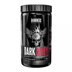 Dark Whey 900g Darkness - 100% Puro, Rico em BCAAs, Alto Teor de Proteína para Recuperação Muscular
